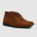 Corry Chukka Brúnn Suede Leðurstígvél fyrir Karla