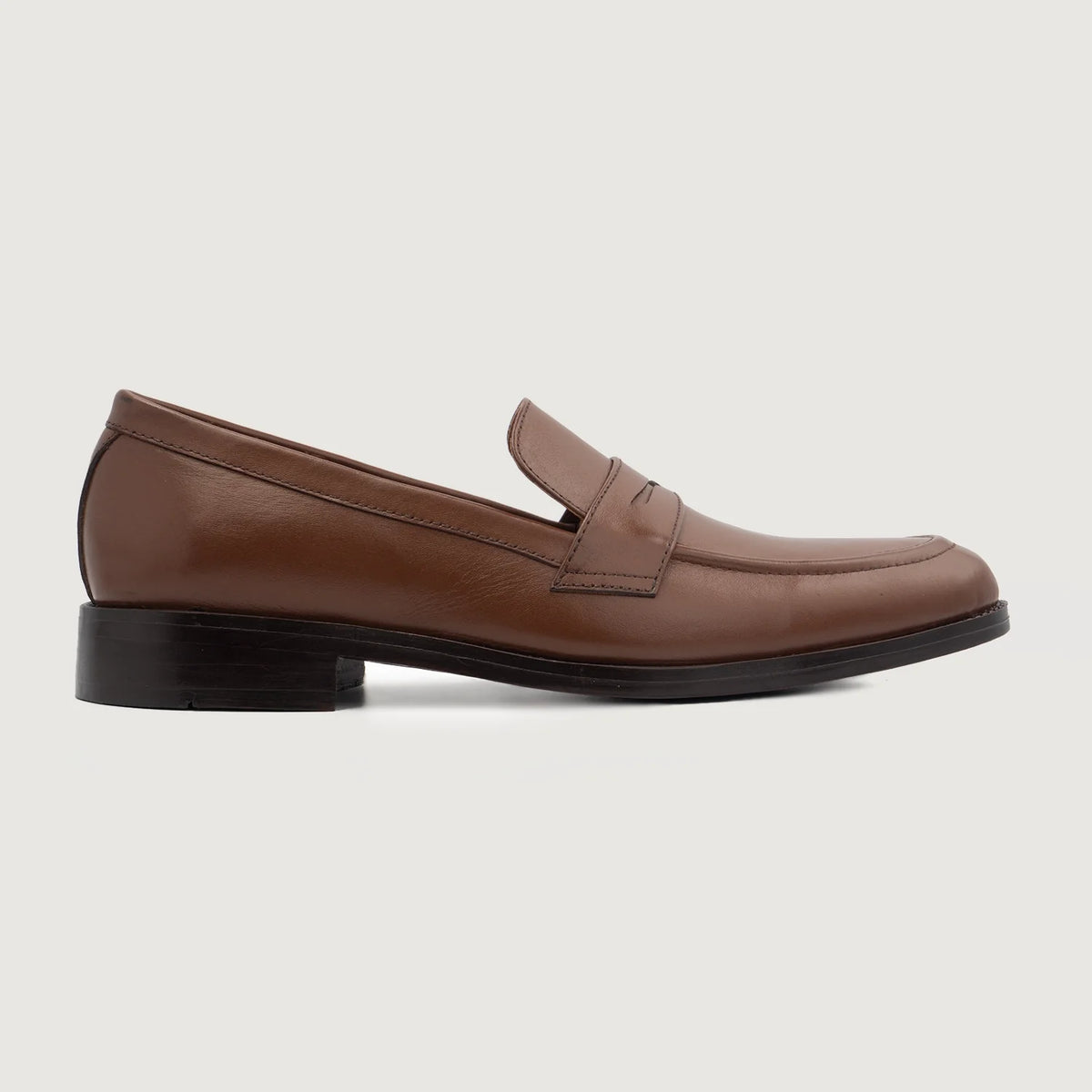 Brown Full-Grain leather Loafers - Goodyear randsaumur og táhluti