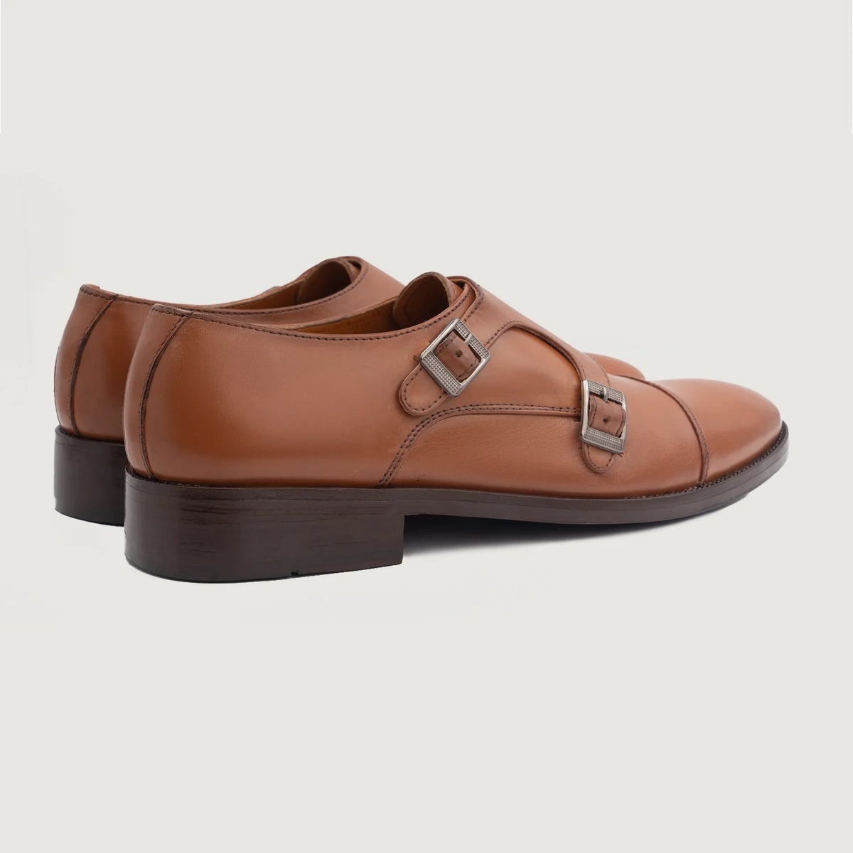High-Traction Rubber Outsole & Lug Tread Pattern on Boston Leðurskór Ljósbrúnn Leðurskór For Men