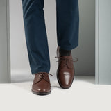 Styled On-Foot Perspective Demonstrating Ankle Fit & Silhouette on Model