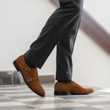Styled On-Foot Perspective Demonstrating Ankle Fit & Silhouette on Model