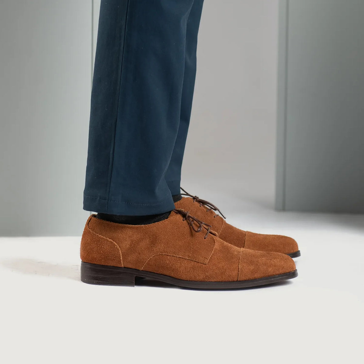 Orlaven Attorney Derby Brúnn Suede Leðurskór fyrir Karla footwear image 9