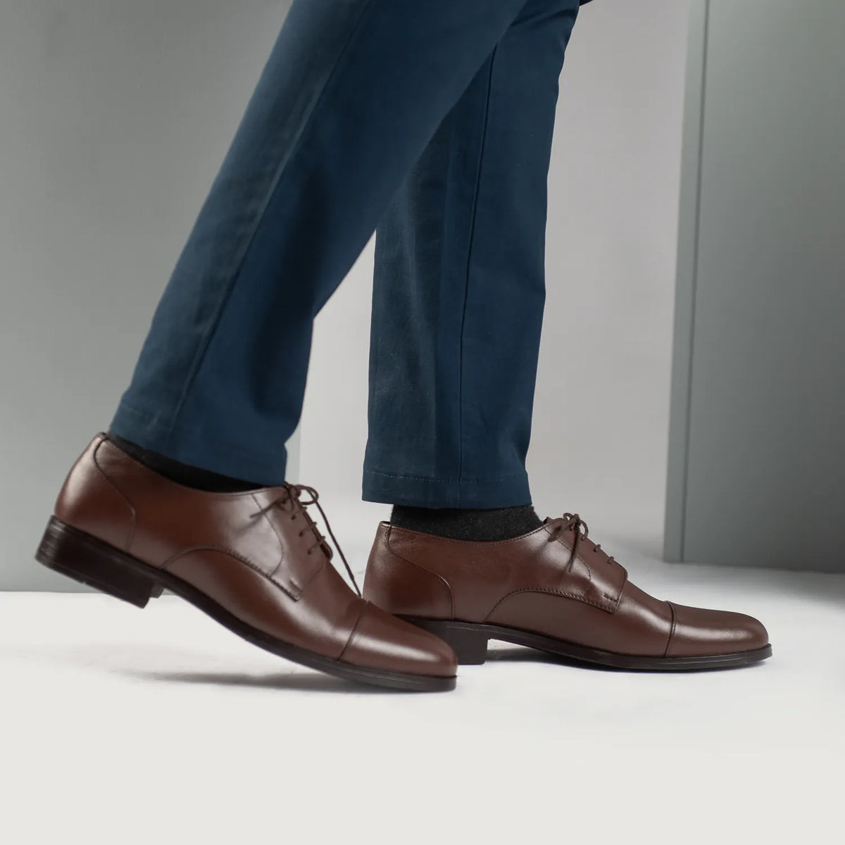 Orlaven Attorney Derby Brúnn Leðurskór fyrir Karla footwear image 9