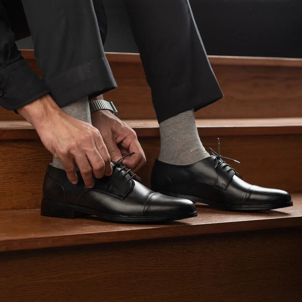 Orlaven Attorney Leður derby skór fyrir Karla footwear image 10