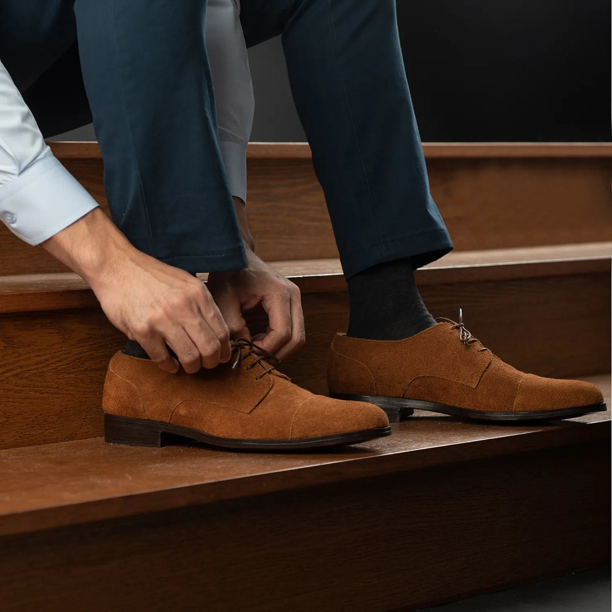 Orlaven Attorney Derby Brúnn Suede Leðurskór fyrir Karla footwear image 10