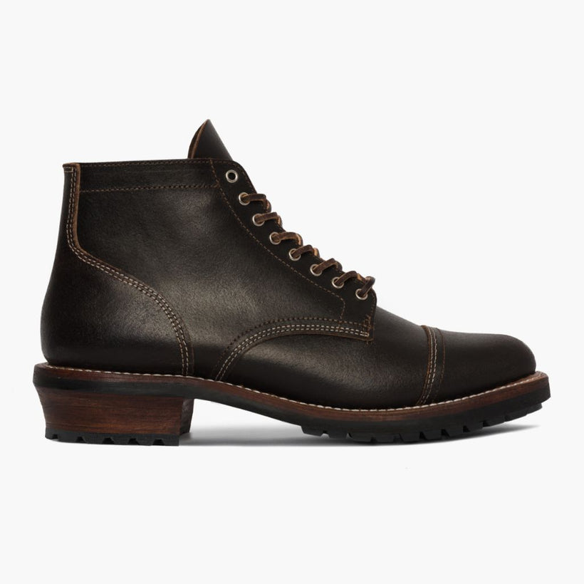 Vanguard Waxed Cacao Leather Boots fyrir karla