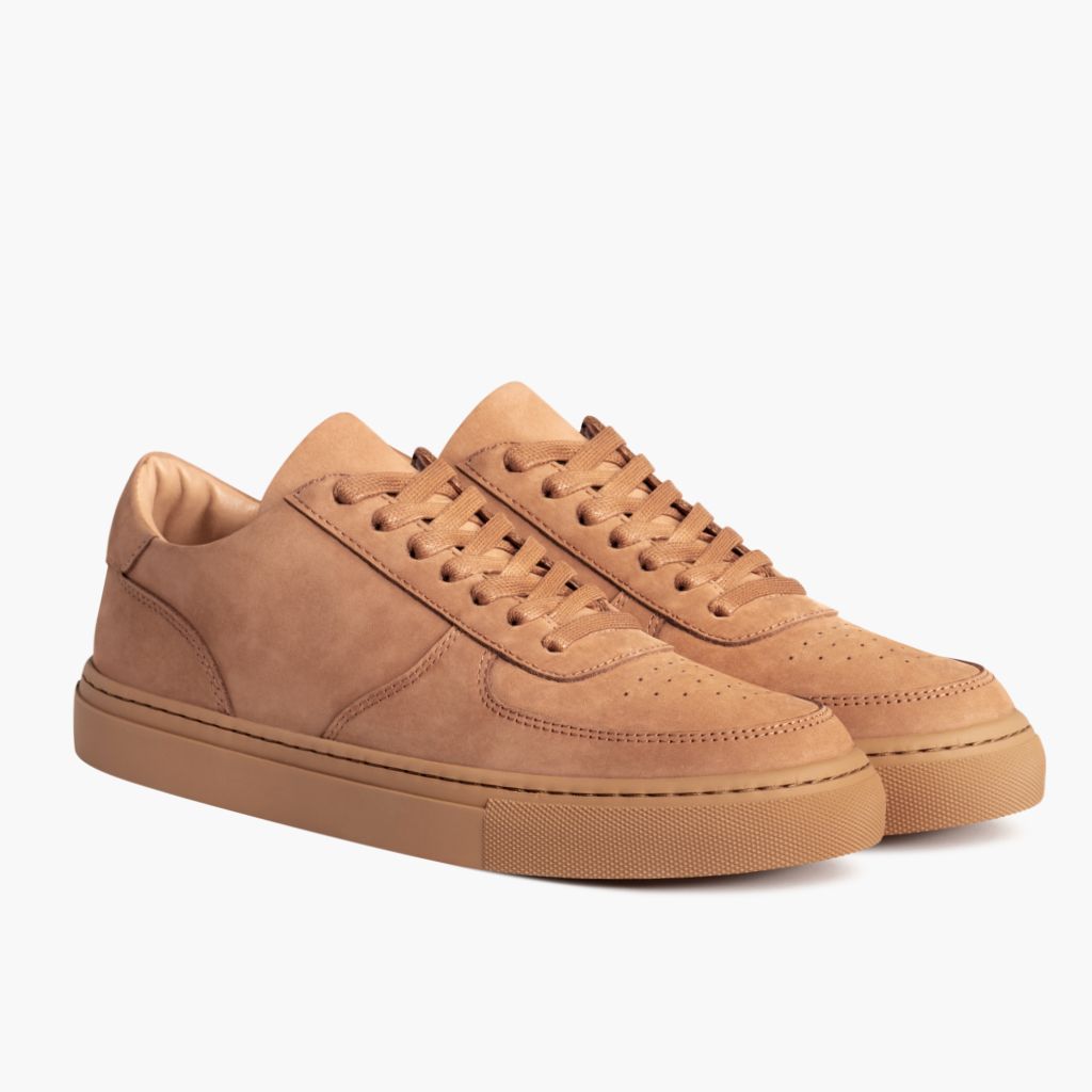 Court Clay Leðurstrigaskór fyrir Karla in Classic Full-Grain Leather - Hliðarsýn | Kaupa á netinu