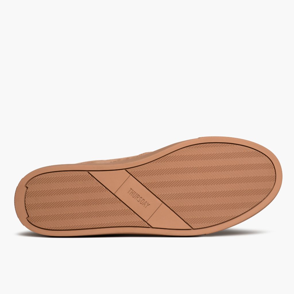 High-Traction Rubber Outsole & Lug Tread Pattern on Court Clay Leðurstrigaskór fyrir Karla