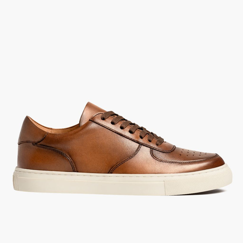 Court Toffee x Off-White Leðurstrigaskór fyrir Karla