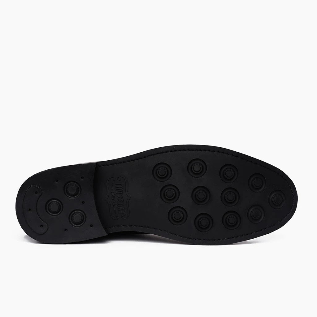 High-Traction Rubber Outsole & Lug Tread Pattern on Duke Chocolate Suede Leðurstígvél fyrir Karla