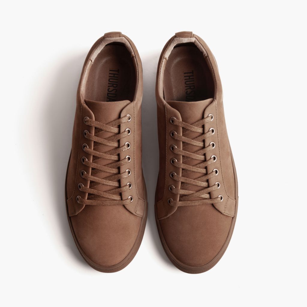 Premier Low Top Pebble Leðurstrigaskór fyrir Karla For Men - Styrktur hæll og tvöfaldir saumar