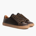 Premier Low Top Cacao Leather Sneakers