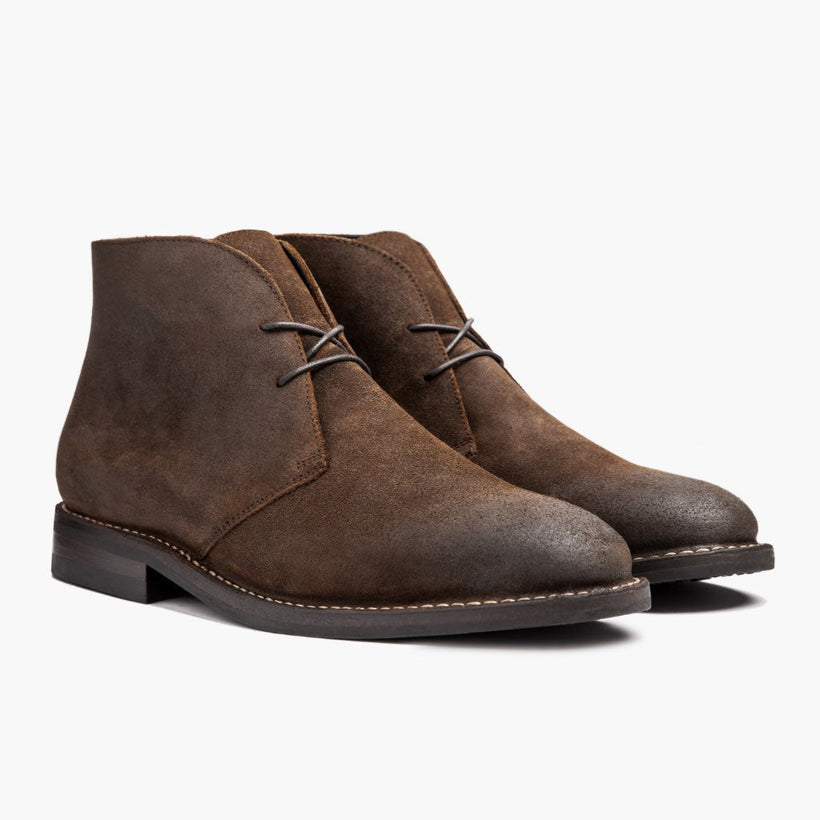 Scout Mocha Leather Boots fyrir karla