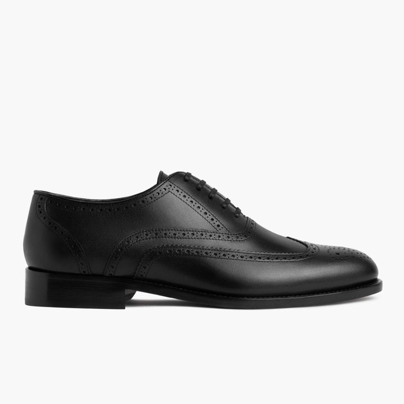 Aviator Svartur Leather Loafers fyrir karla