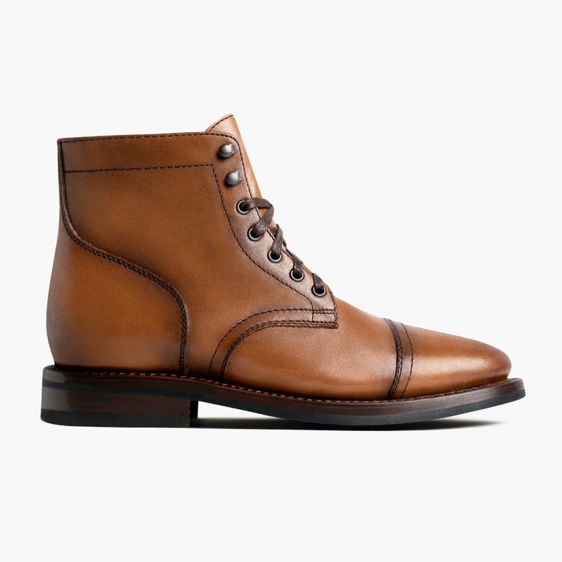 Captain Toffee Leather Boots fyrir karla