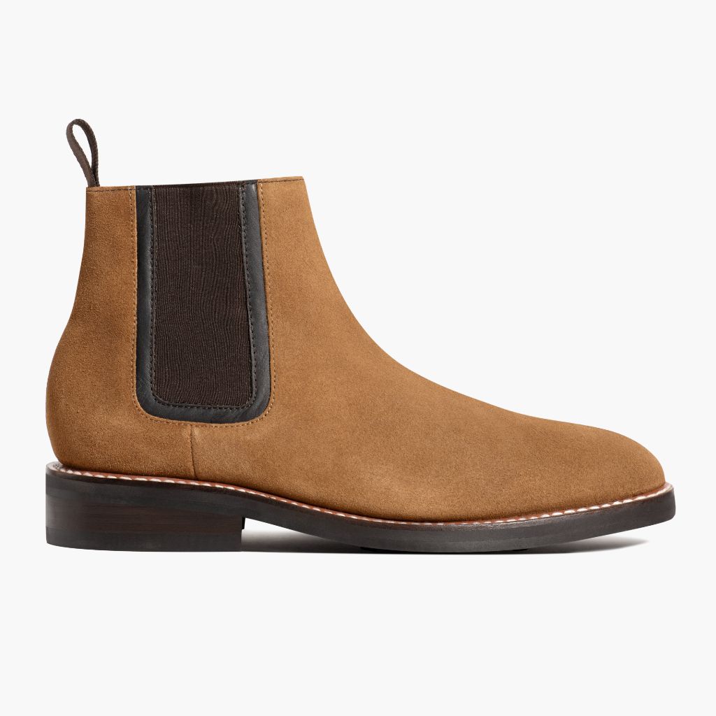 Classic Goatskin Suede Leather Boots - Goodyear randsaumur og táhluti
