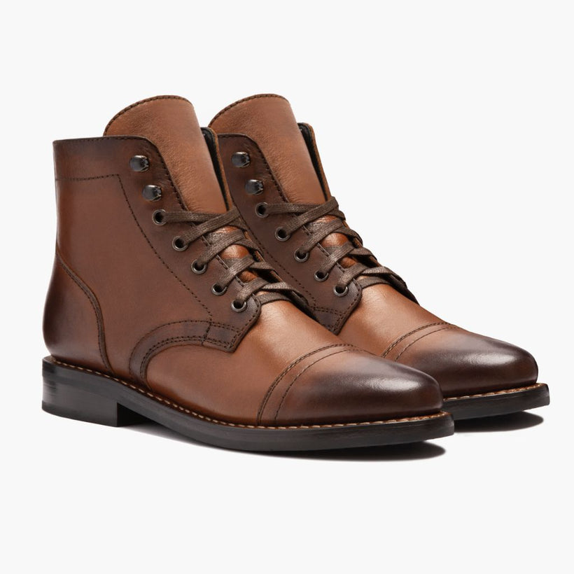 Captain Brandy Leather Boots fyrir konur