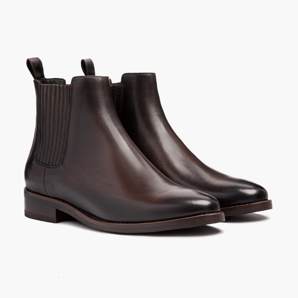 Black Full-Grain leather Boots - Goodyear randsaumur og táhluti