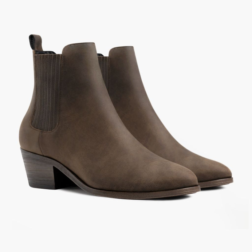 Dreamer Bootie Tobacco Leðurstígvél fyrir Konur