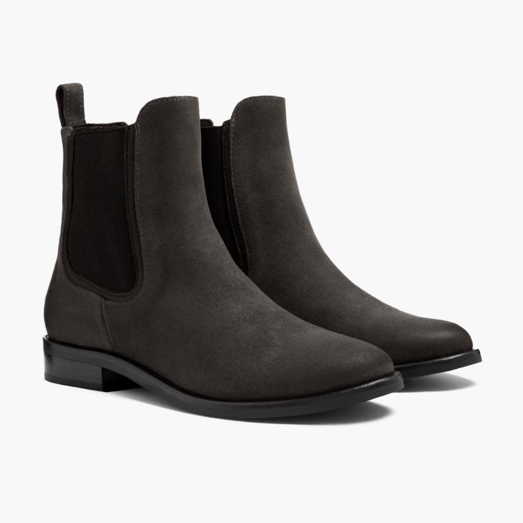 Grey Full-Grain leather Boots - Goodyear randsaumur og táhluti