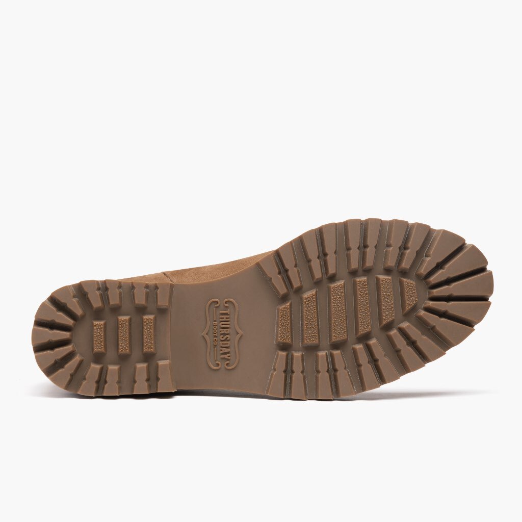 High-Traction Rubber Outsole & Lug Tread Pattern on Legend Pebble Leðurstígvél fyrir Konur