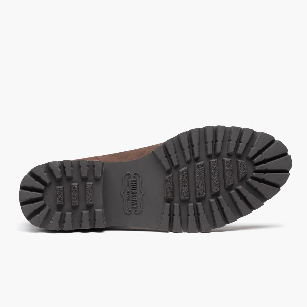 High-Traction Rubber Outsole & Lug Tread Pattern on Legend Truffle Leðurstígvél fyrir Konur