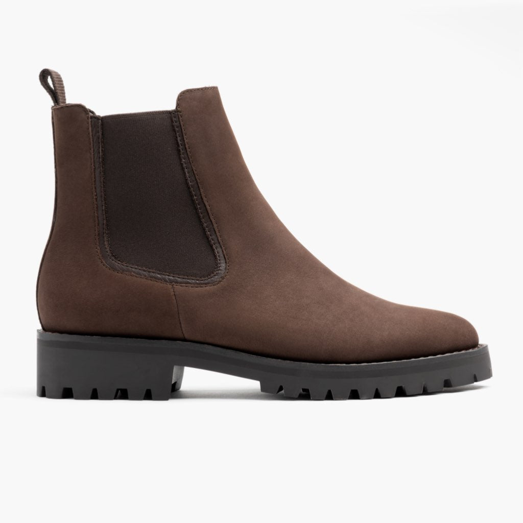 Legend Truffle Leðurstígvél fyrir Konur in Classic Full-Grain Leather - Hliðarsýn | Kaupa á netinu