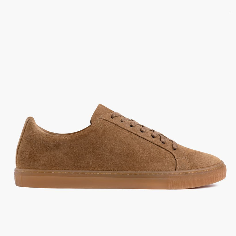 Premier Low Top Camel Leather Sneakers fyrir konur