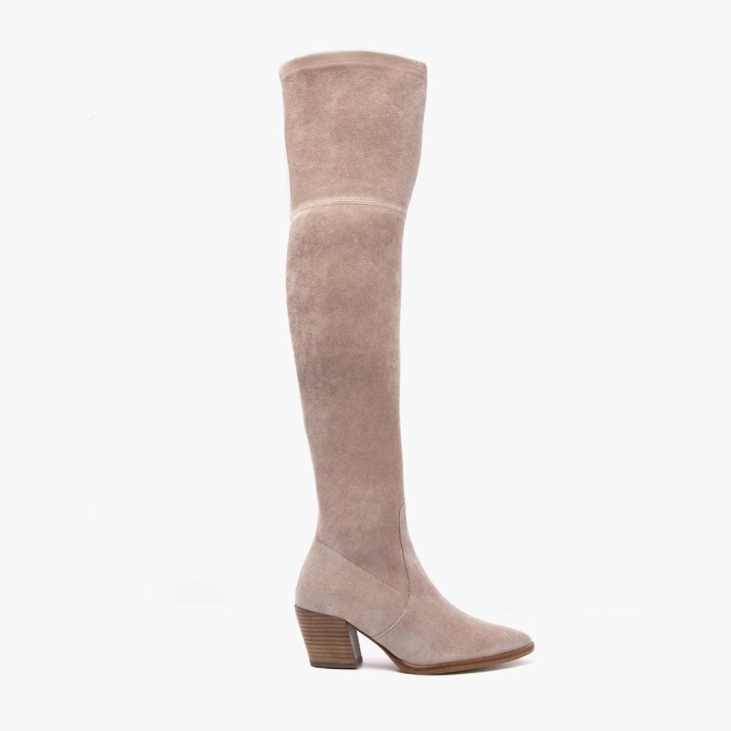 Tempest Sand Leðurstígvél fyrir Konur in Classic Full-Grain Leather - Hliðarsýn | Kaupa á netinu