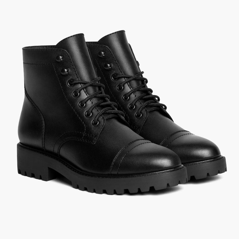 Captain Svartur (StormKing® Edition) Leather Boots fyrir konur
