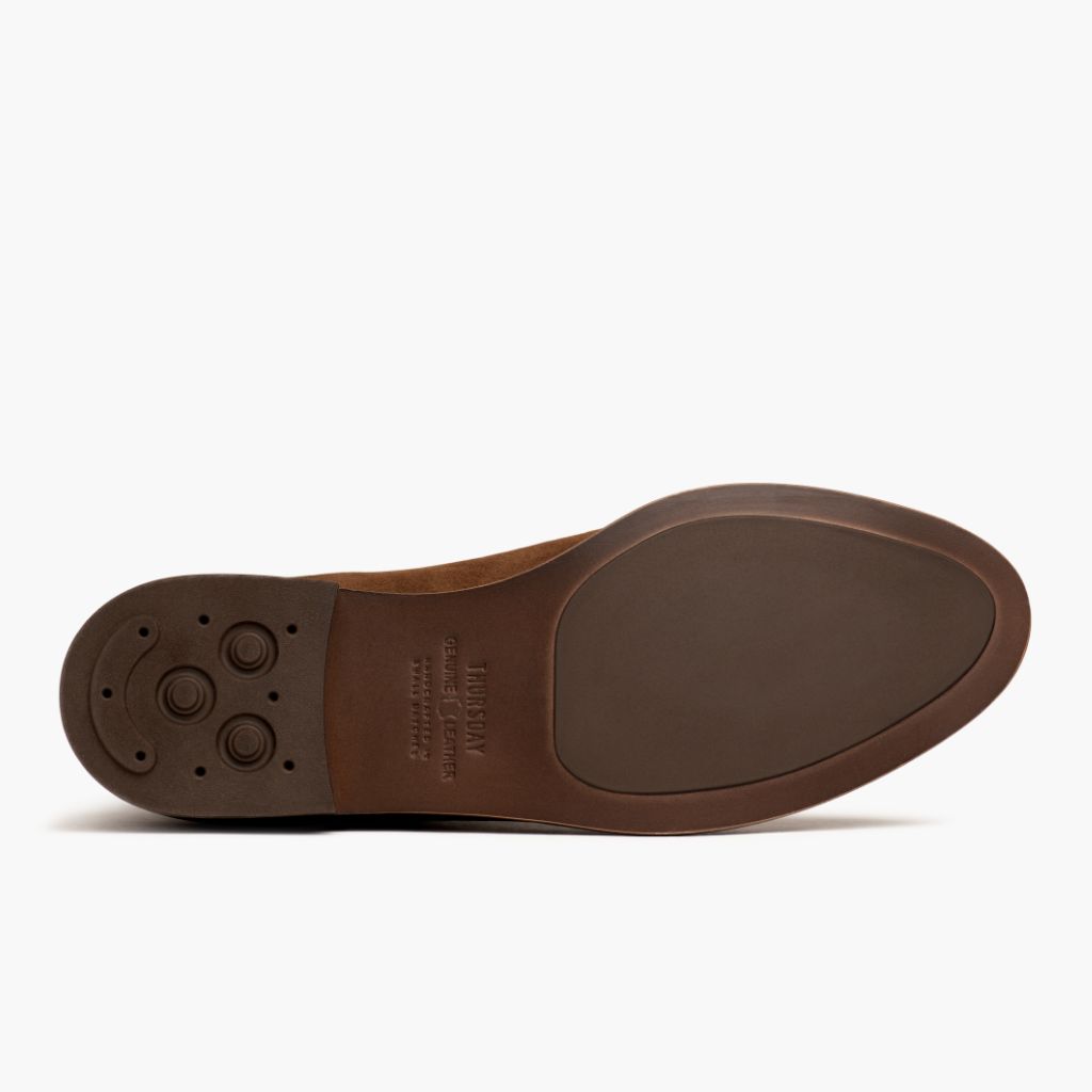 High-Traction Rubber Outsole & Lug Tread Pattern on Dreamer Cinnamon Leðurstígvél fyrir Konur