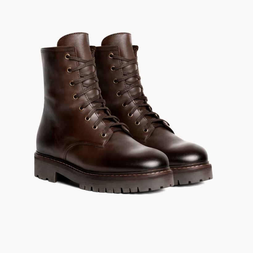 Combat Java Leather Boots fyrir konur