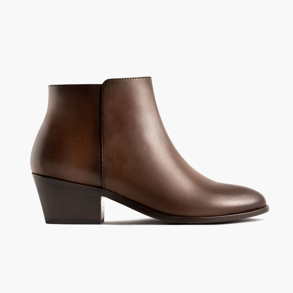Downtown Amaretto Leðurstígvél fyrir Konur in Classic Full-Grain Leather - Hliðarsýn | Kaupa á netinu