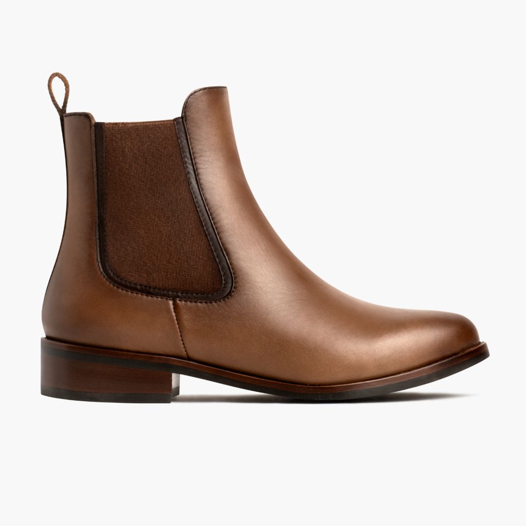 Duchess Amber Wheat Leðurstígvél fyrir Konur in Classic Full-Grain Leather - Hliðarsýn | Kaupa á netinu