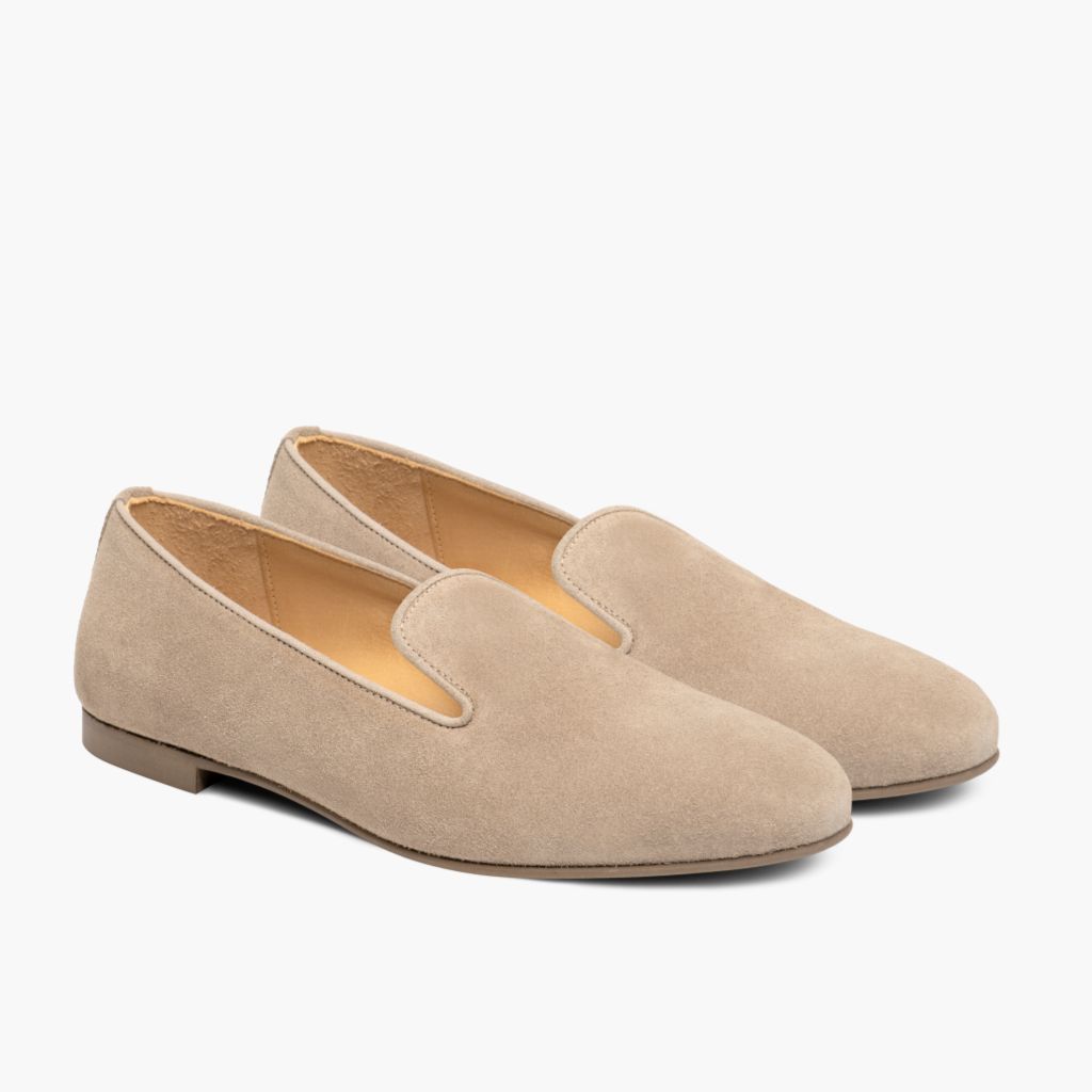 Eden Latte Leðurstígvél fyrir Konur in Classic Full-Grain Leather - Hliðarsýn | Kaupa á netinu