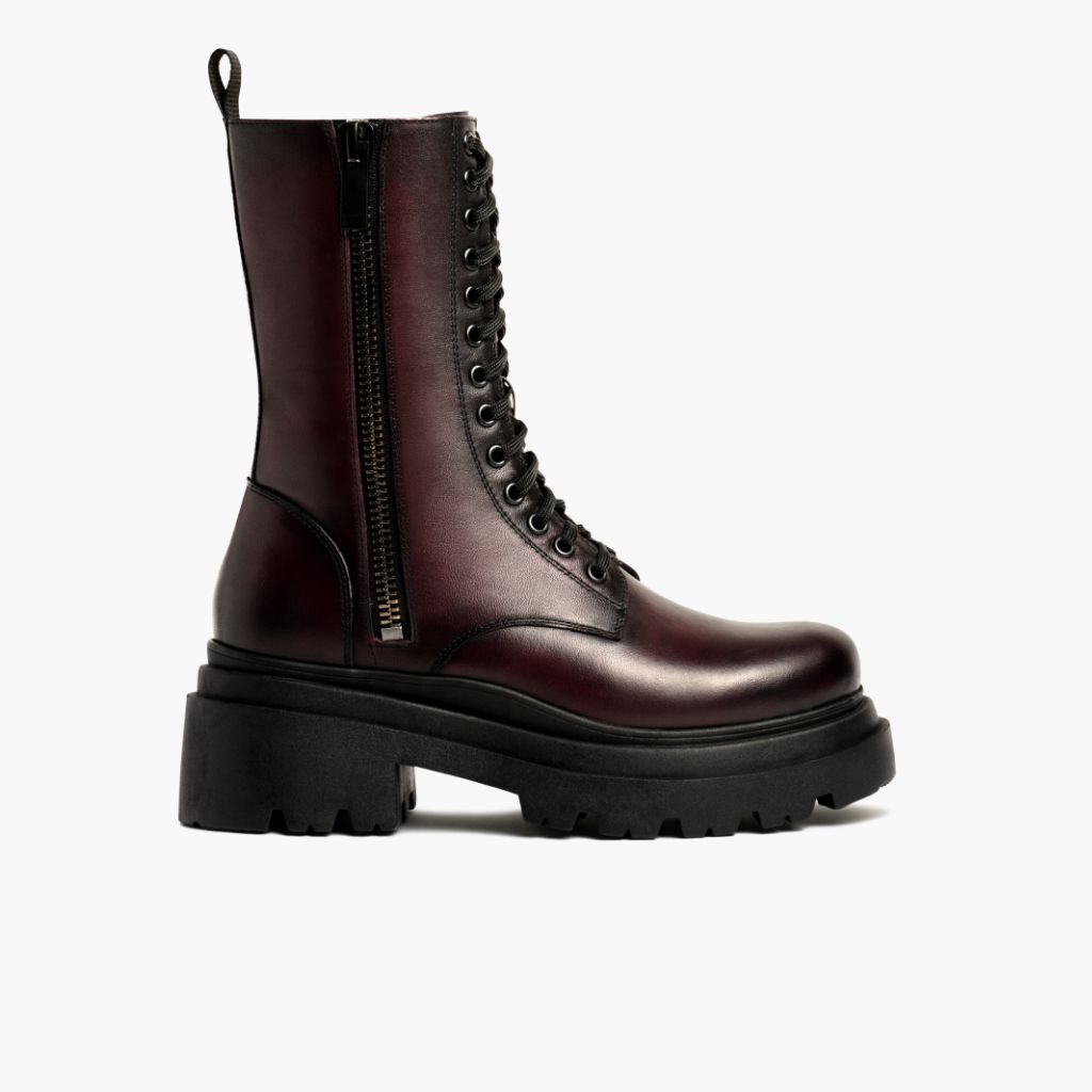 Black Full-Grain leather Boots - Goodyear randsaumur og táhluti