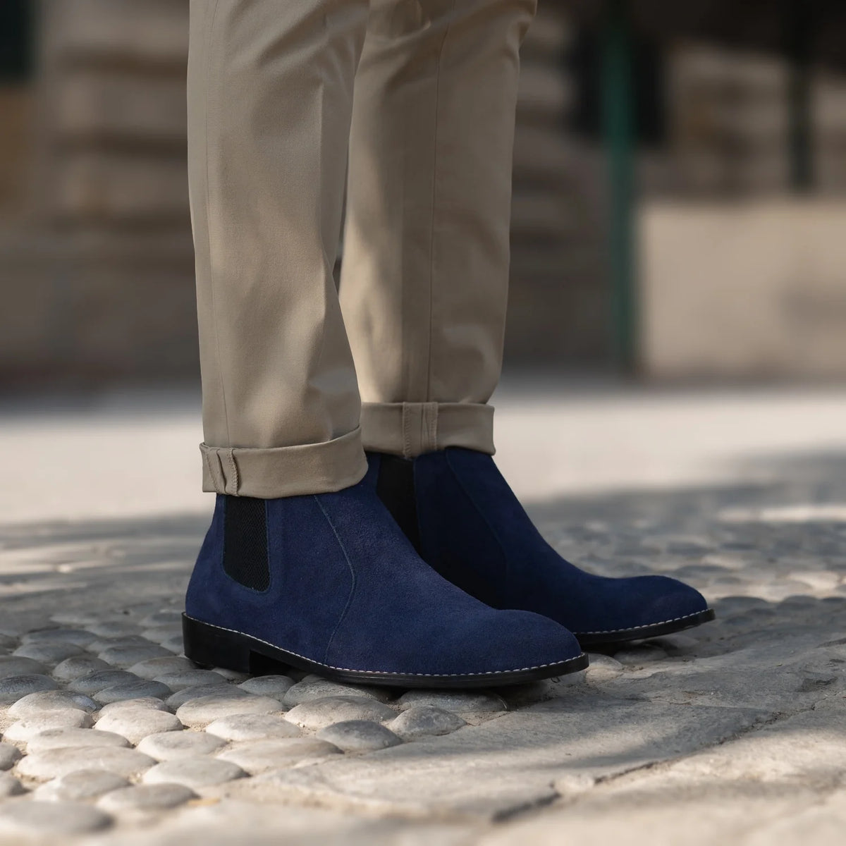 Orlaven Clarkson Chelsea Midnight Blár Suede Leðurstígvél fyrir Karla footwear image 10