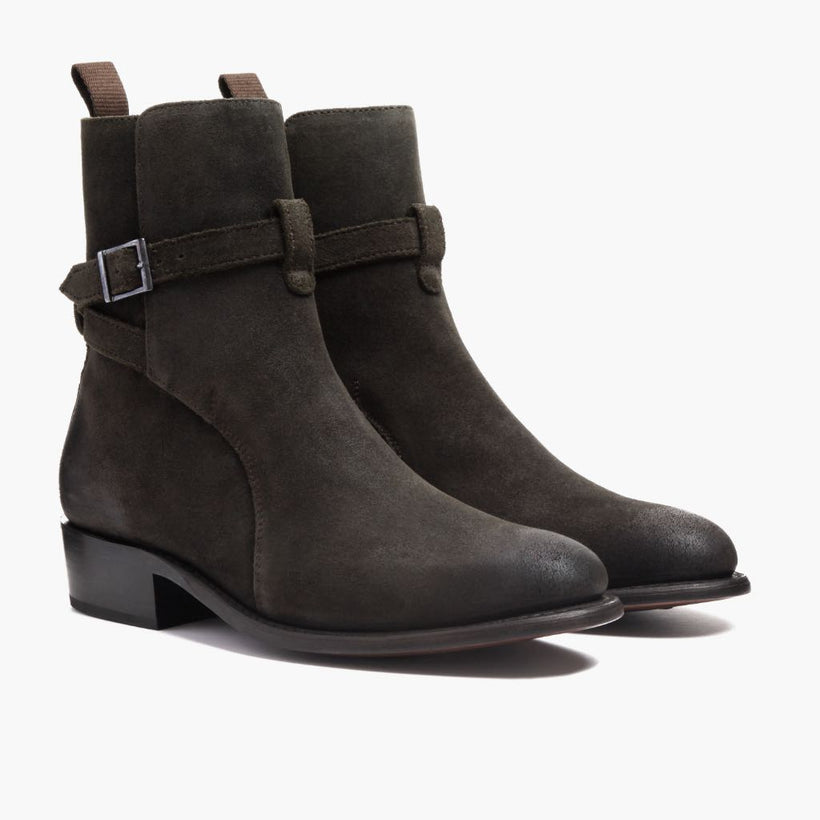 Rogue Dark Olive Suede Leather Boots fyrir karla