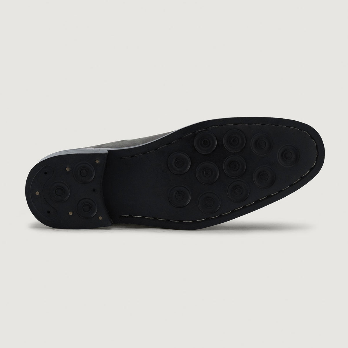 Clarkson Chelsea Grey Nubuck Leðurstígvél - StudGuard fyrir Karla - Styrktur hæll og tvöfaldir saumar