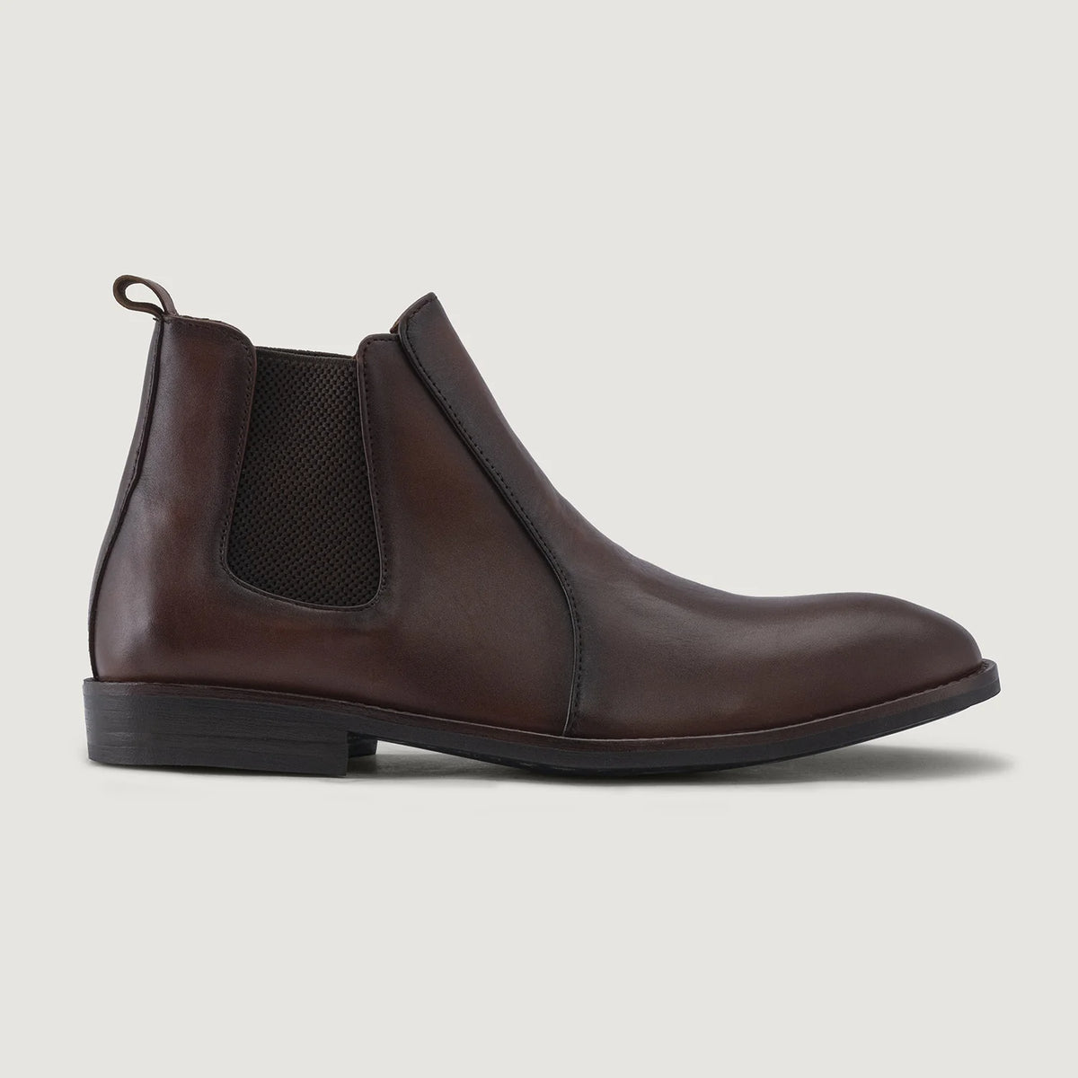 Burnished Brown Full-Grain leather Boots - Goodyear randsaumur og táhluti