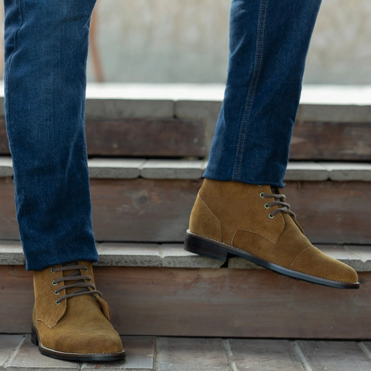 Orlaven Knight Derby Brúnn Suede Leðurstígvél - StudGuard fyrir Karla footwear image 9
