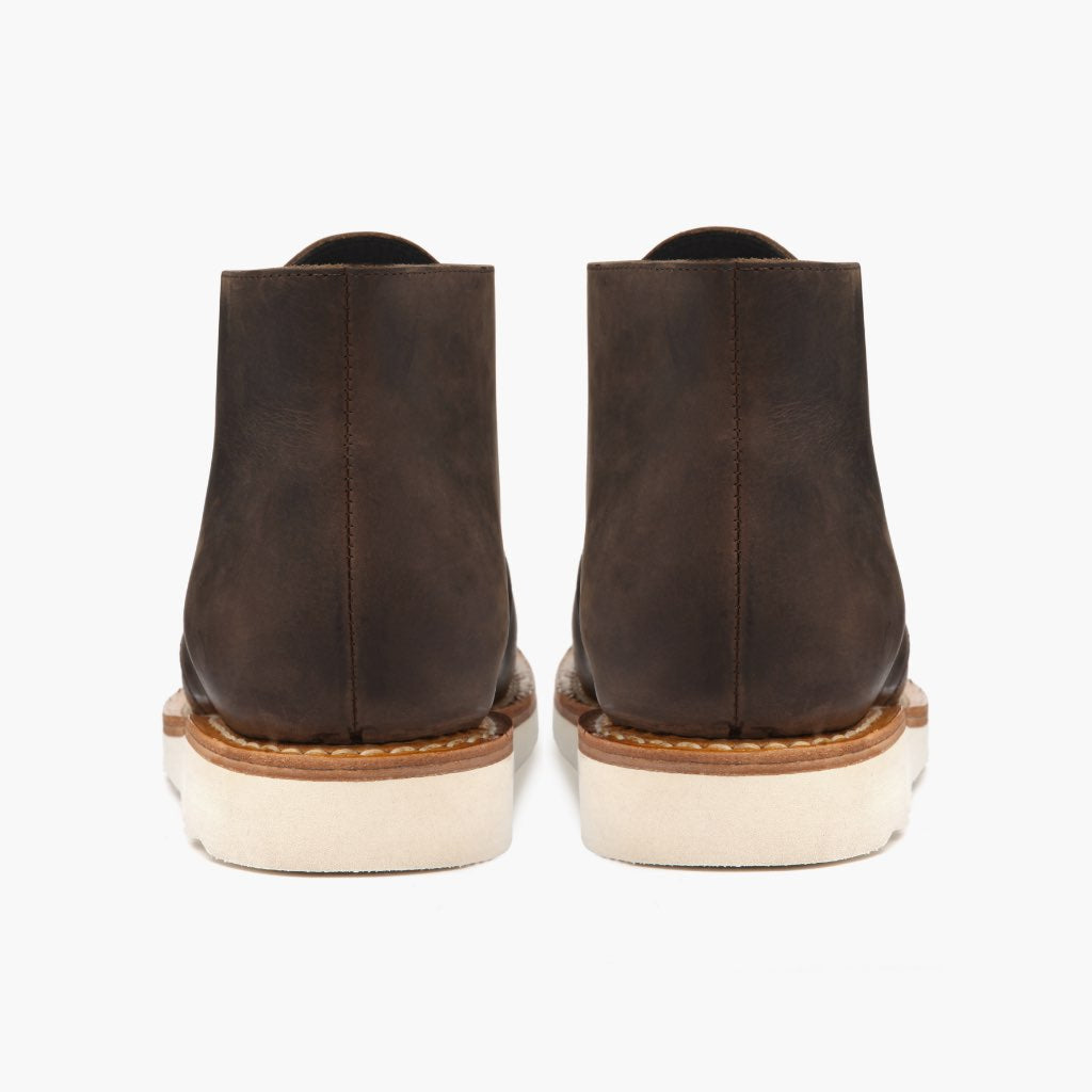 High-Traction Rubber Outsole & Lug Tread Pattern on Scout Tobacco Leðurstígvél fyrir Karla For Men