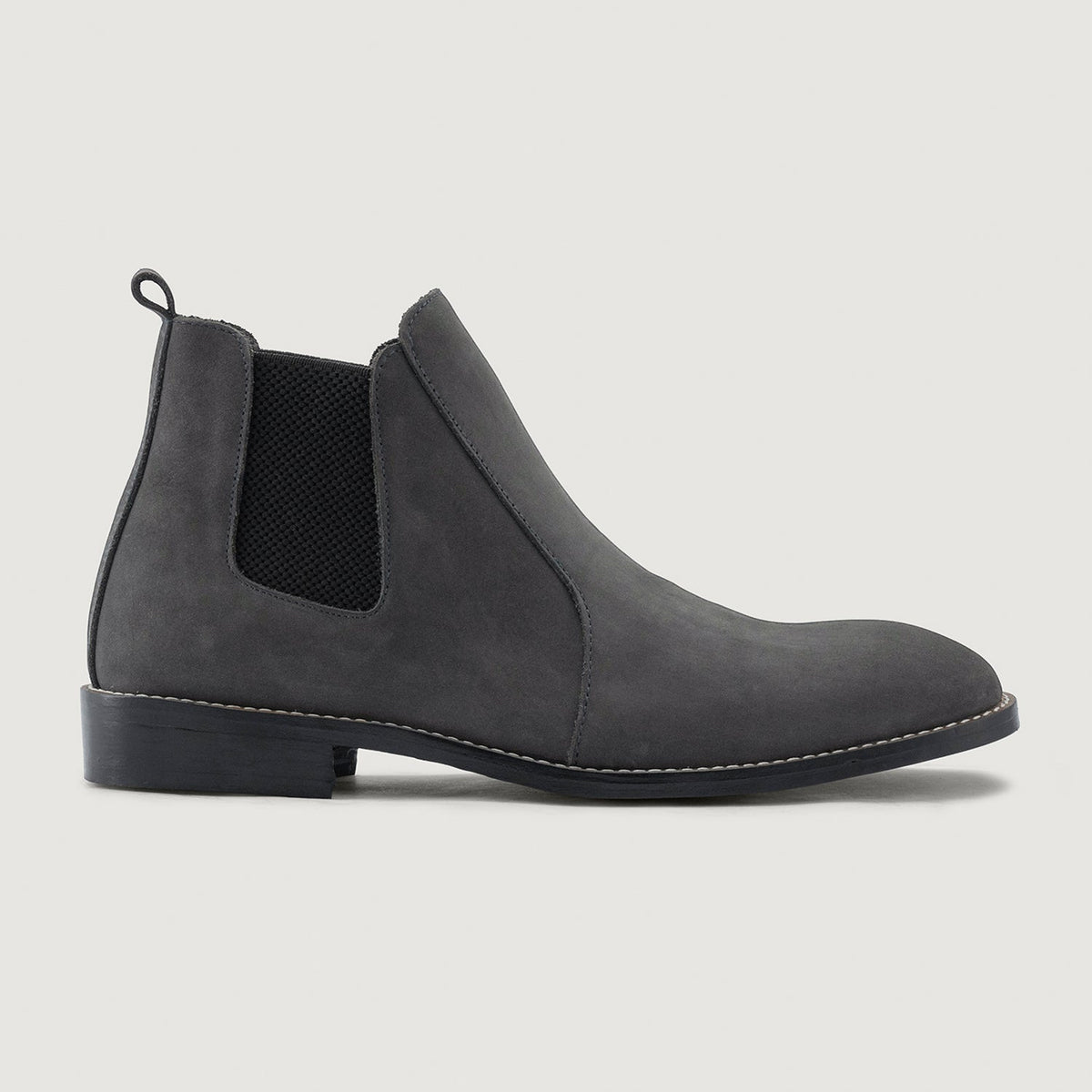 Grey Full-Grain leather Boots - Goodyear randsaumur og táhluti