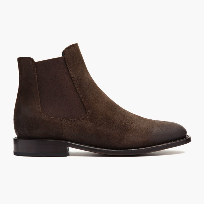 Cavalier Dark Brúnn Leather Boots fyrir karla