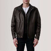Alfred Leather Bomber Jacket – alternate product view 1