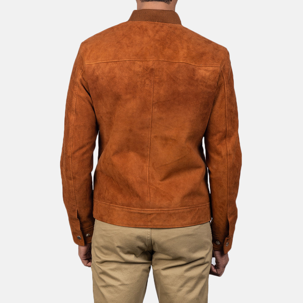 
Blain Brúnn Bomberjakki úr Leðri fyrir Karla – alternate product view 5