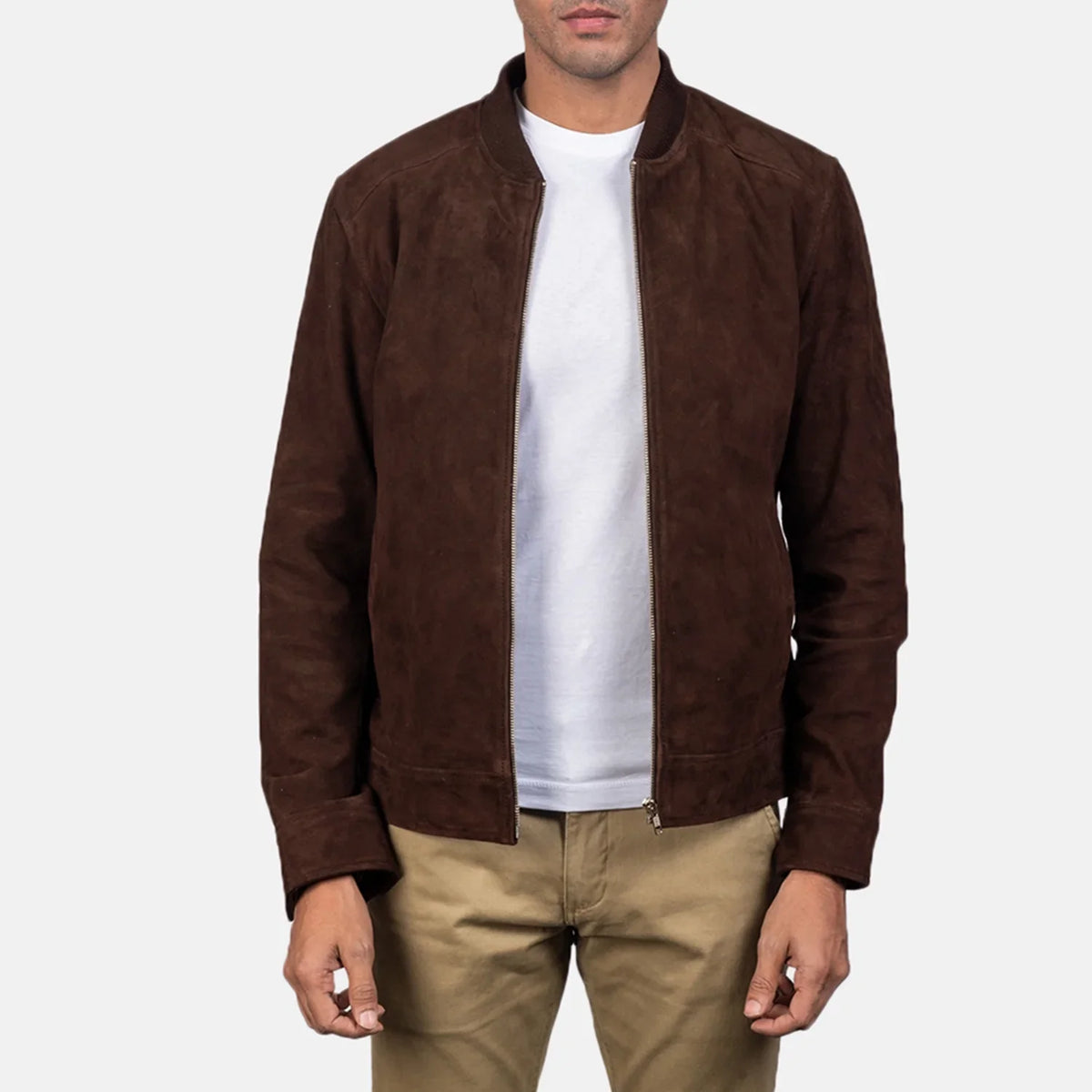 
Blain Brúnn Bomberjakki úr Leðri fyrir Karla – alternate product view 1
