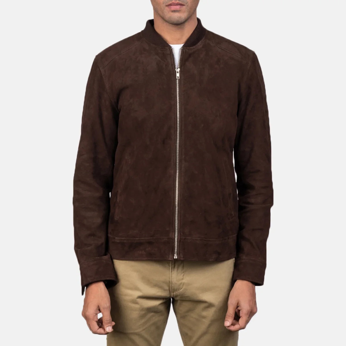 
Blain Brúnn Bomberjakki úr Leðri fyrir Karla – alternate product view 4