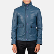 Columbus Leather Bomber Jacket – alternate product view 4