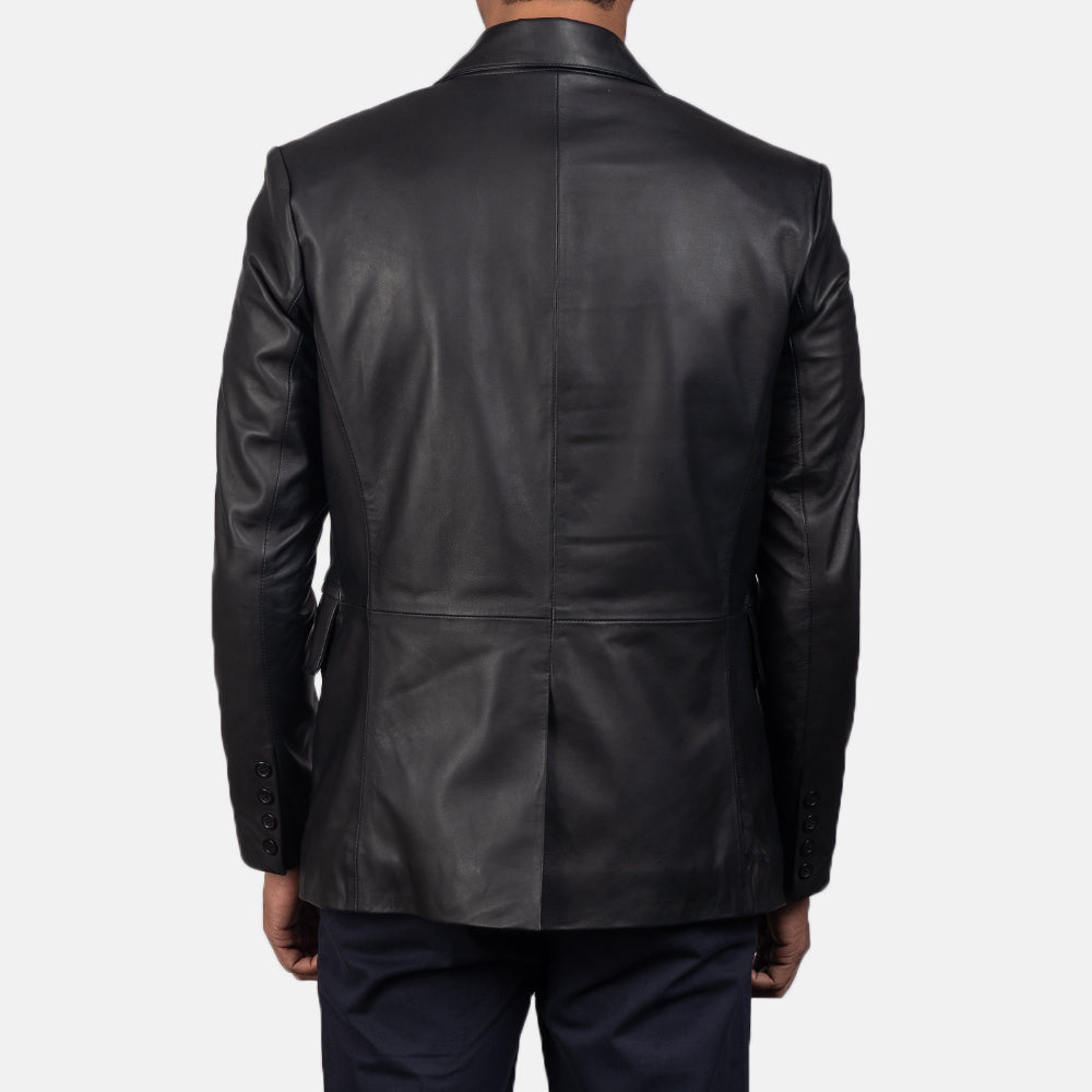 Authentic Sheepskin Leather with Semi-aniline Finish Grain Texture &amp; Heavy-Duty Seam Stitching Detail